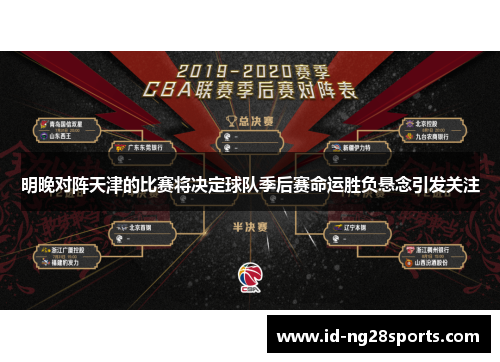 明晚对阵天津的比赛将决定球队季后赛命运胜负悬念引发关注